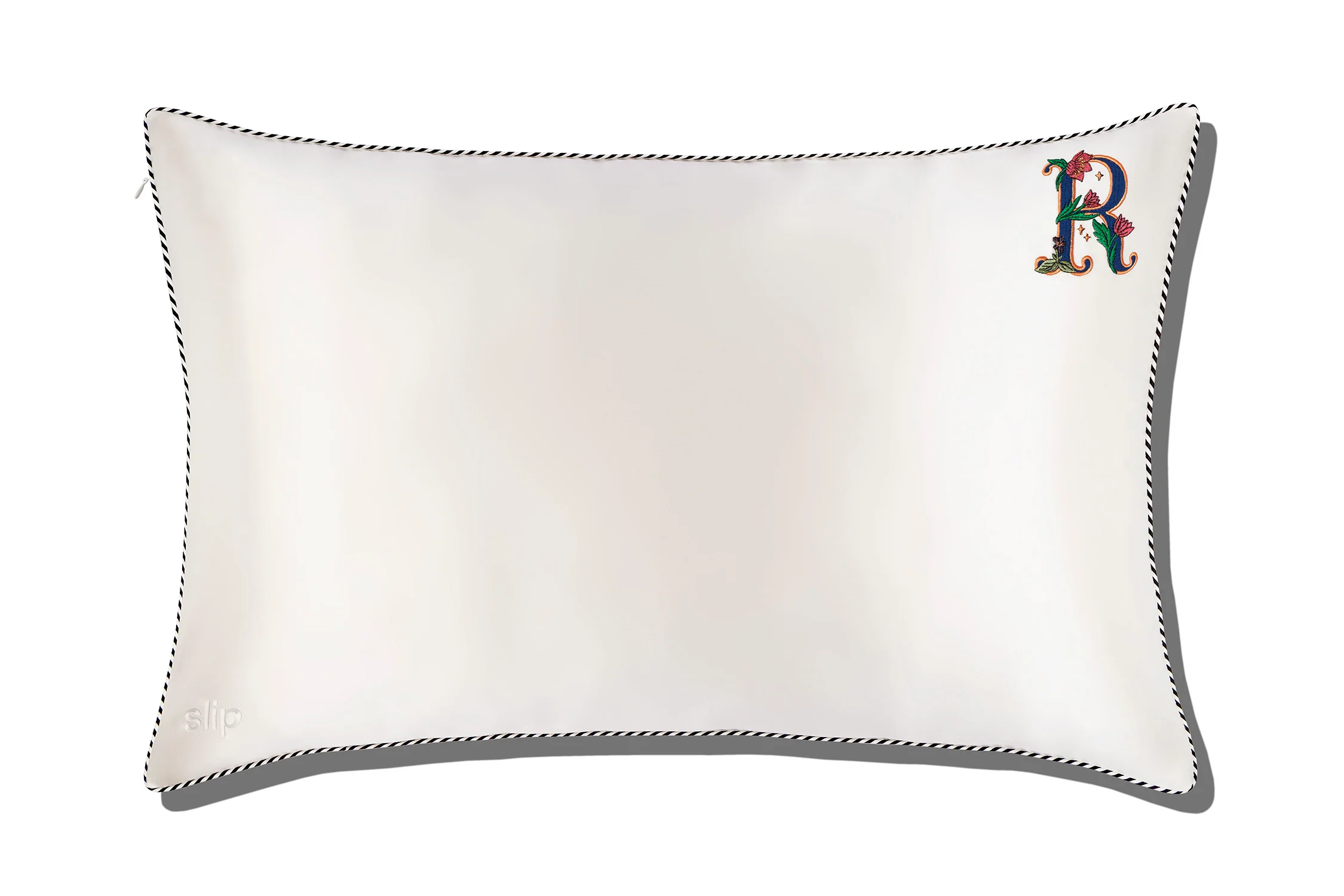 Initial Collection White Queen Zippered Pillowcase - Image 21