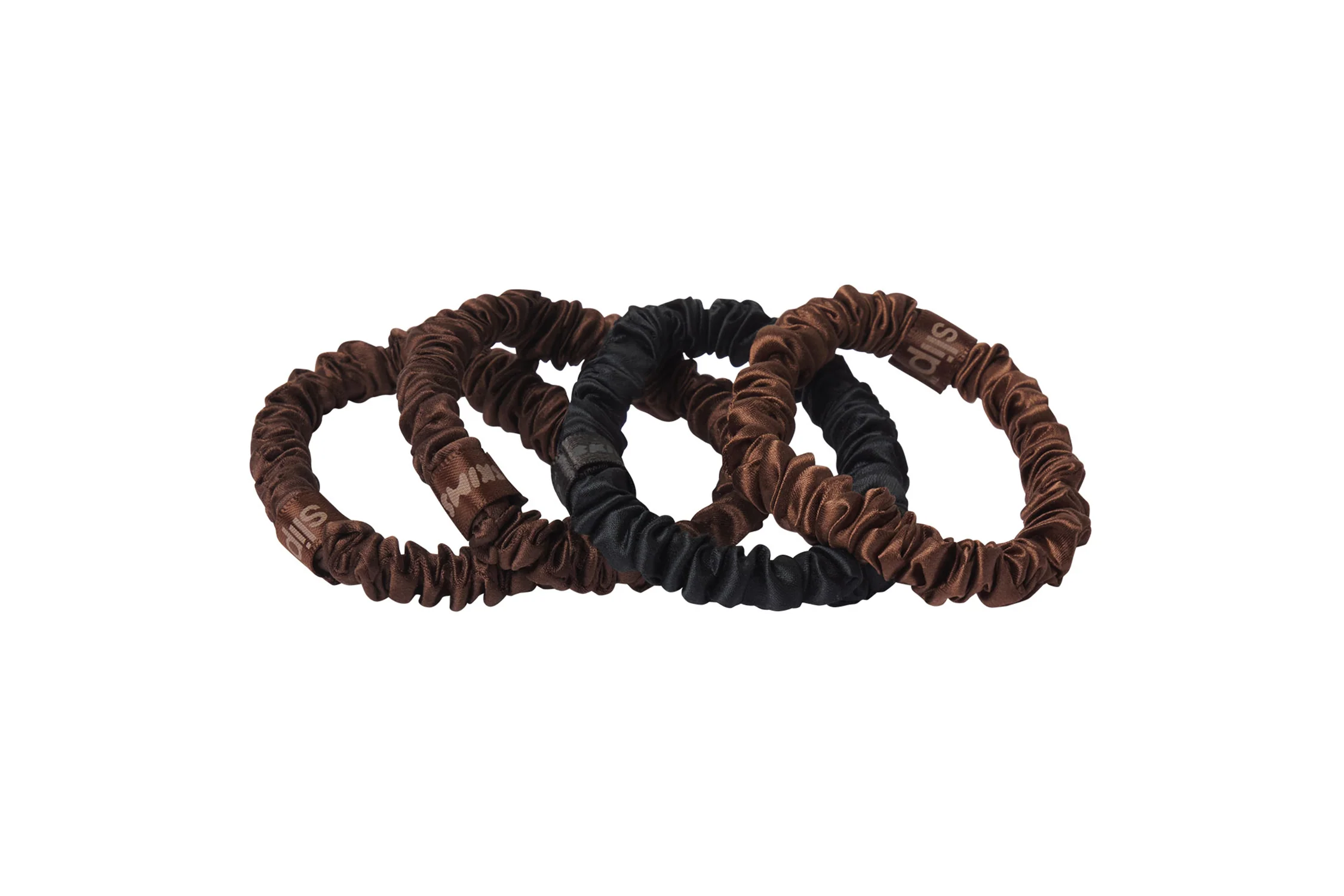 Slip x Skims Skinny Scrunchies - Deep - Image 2