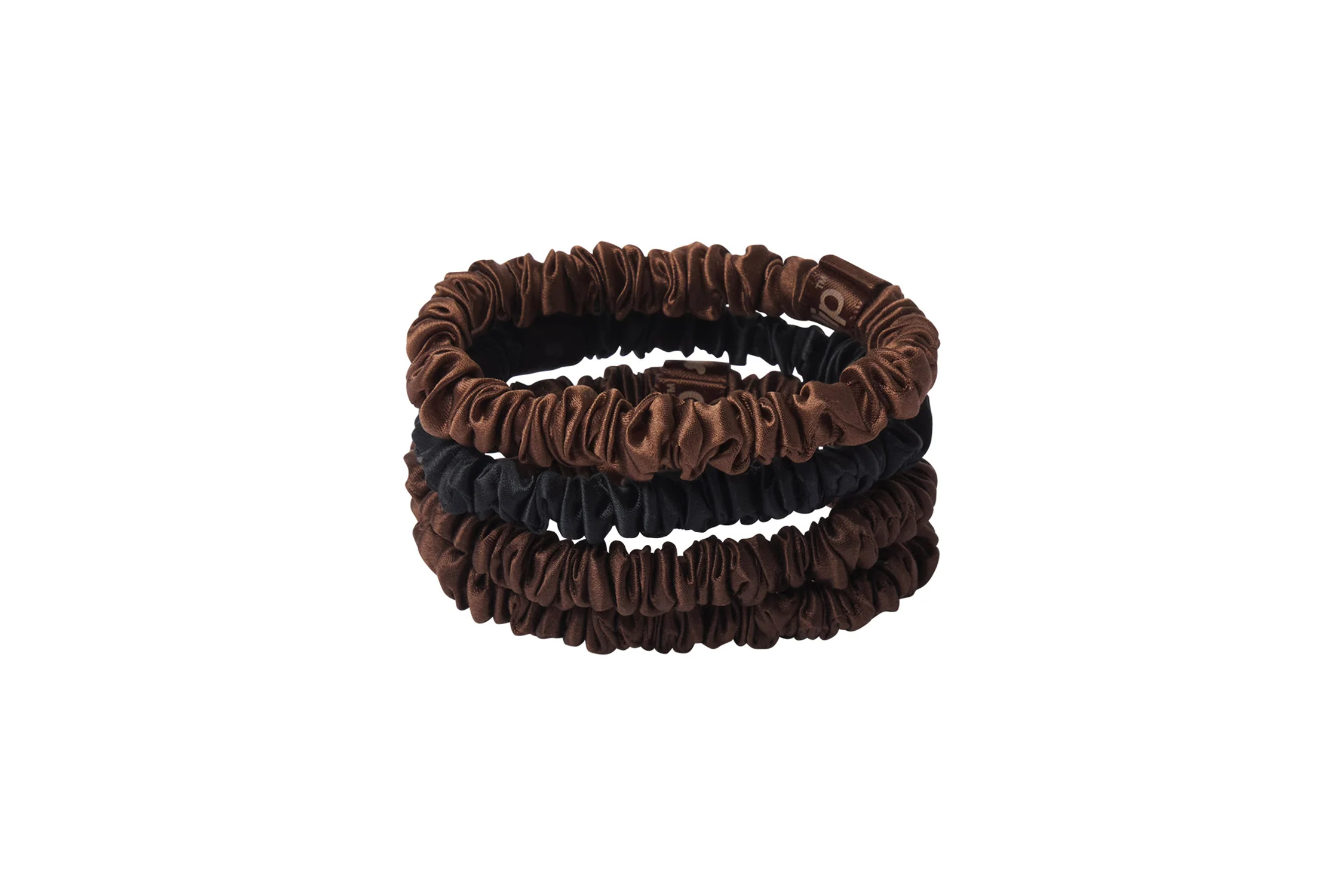 Slip x Skims Skinny Scrunchies - Deep - Image 3