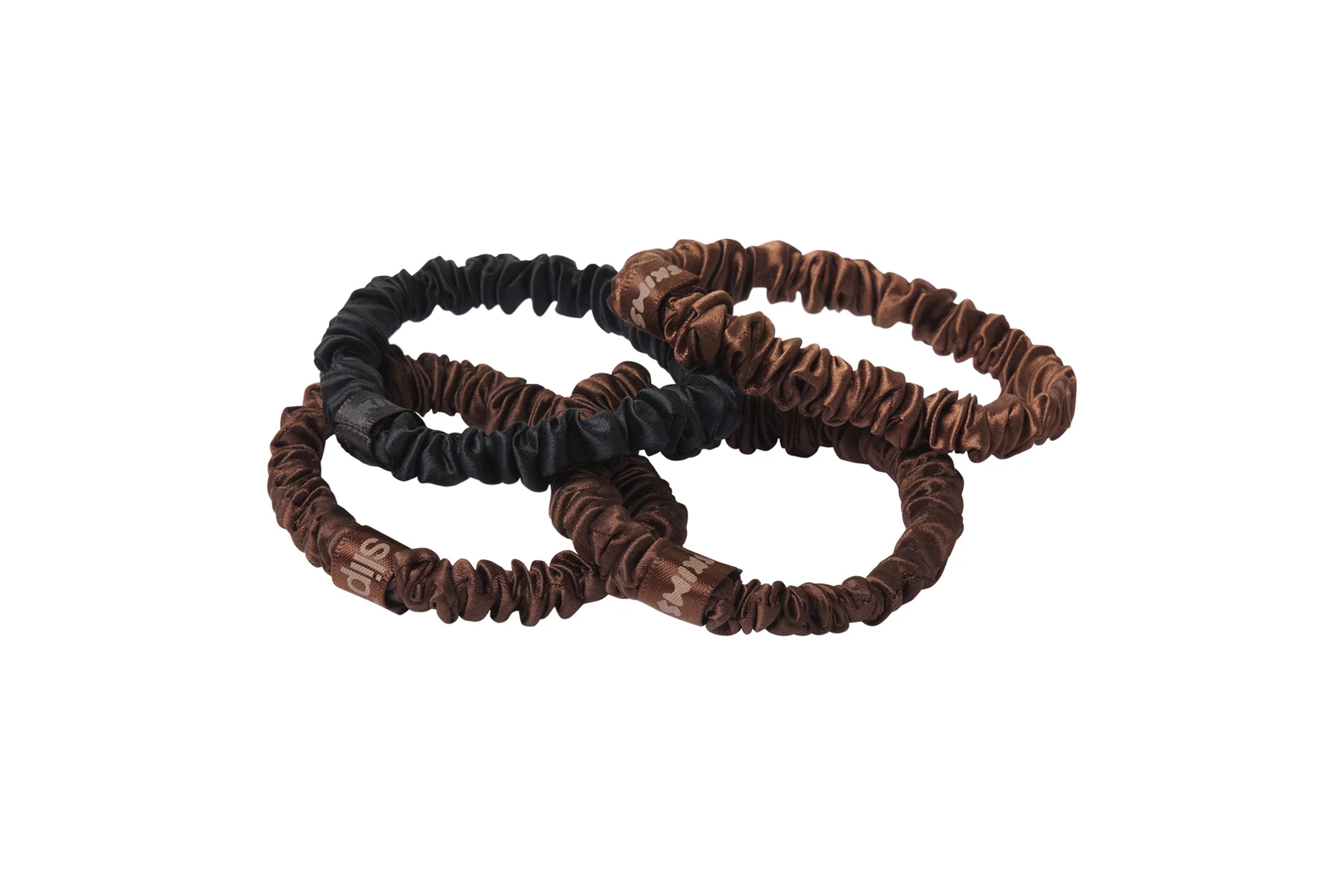 Slip x Skims Skinny Scrunchies - Deep - Image 4