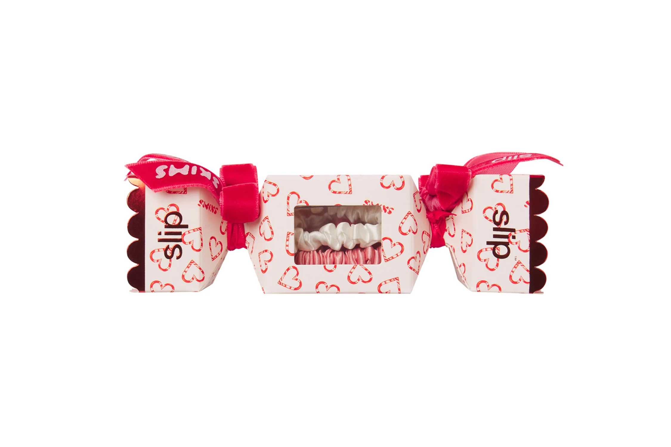 Slip x Skims Trio Scrunchie Cracker - CB Candy Heart Print - Image 4