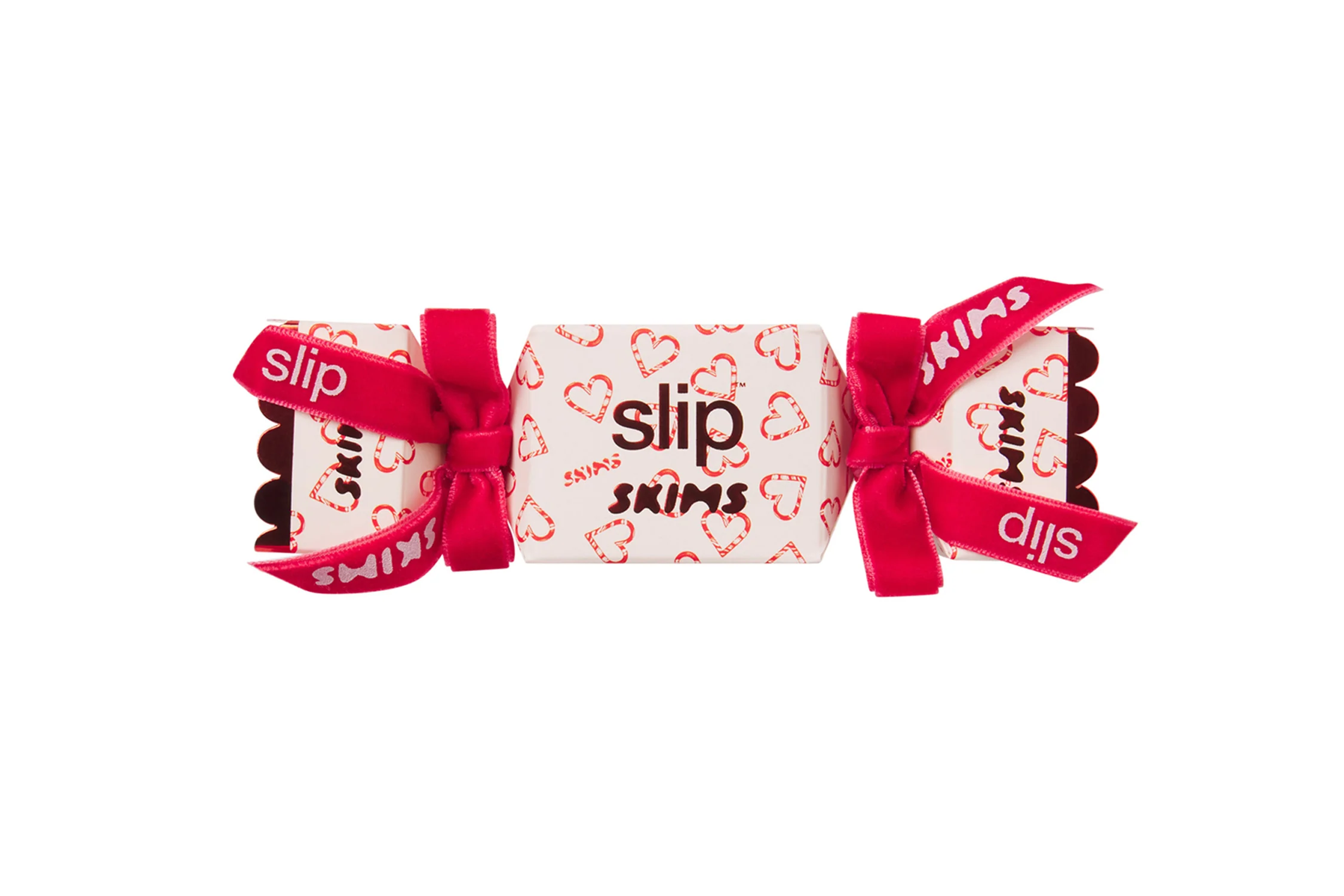 Slip x Skims Trio Scrunchie Cracker - CB Candy Heart Print - Image 5