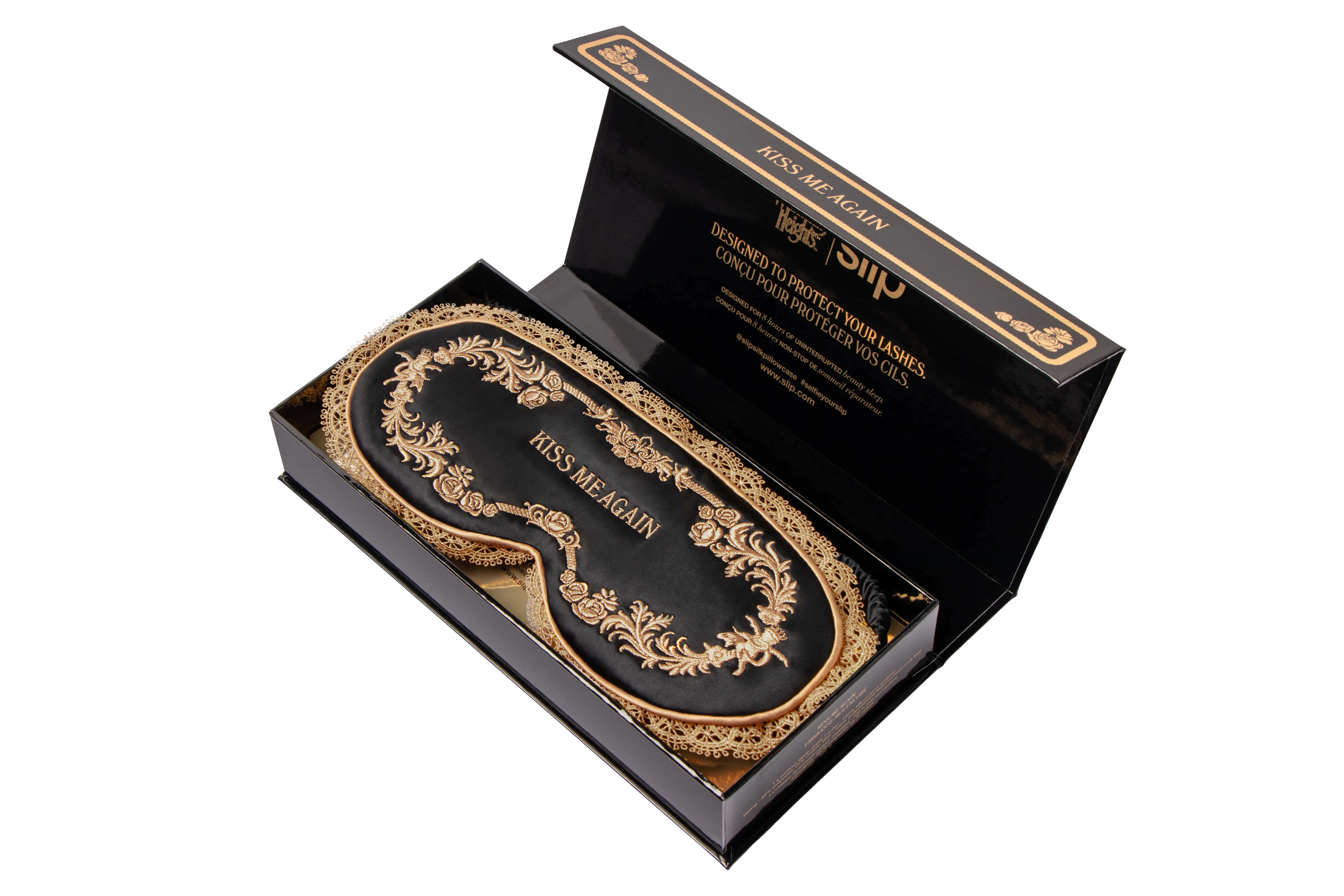 Slip x "Wuthering Heights" Contour Sleep Mask With Lace Trim - Image 5